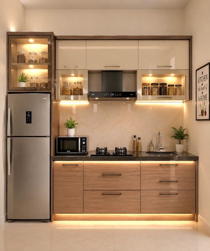Straight kitchen
